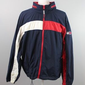 Vintage Tommy Hilfiger Hooded Windbreaker XL